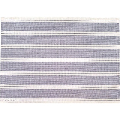 SCANquilt prostírání Muri pruhy bílomodrá 30x45cm