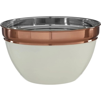 Premier Housewares Купа от неръждаема стоманав меден и бежов цвят ø 18 cm Prescott - Premier Housewares (0507364)