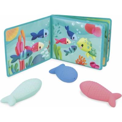 Janod Bath Book Party under the sea obrázková knižka do vane 1 ks