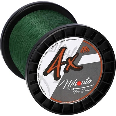 Mikado Pletená Šňůra Nihonto Fine Braid 900m Zelená 0,14mm
