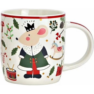 WURM Порцеланова коледна чаша с мишка 365мл, 12x8x9см (2110)