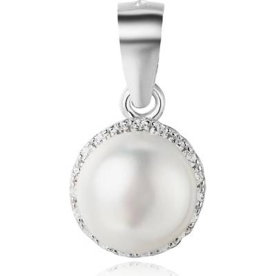 Agato Stříbrný přívěsek se sladkovodní perlou AGH97