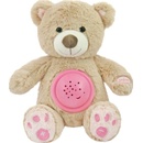 Interaktivní hračky Baby Mix medvídek s projektorem růžový