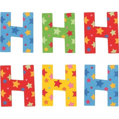 Bigjigs Toys hviezdičkové písmenko H