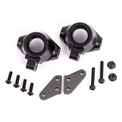 Traxxas предна главина алуминиева титаново анодирана (лява и дясна)