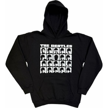 The Beatles Mikina Hard Days Night Faces Mono Muž Unisex čierna