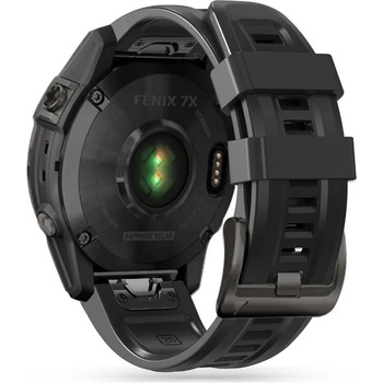 Tech-Protect Силиконова каишка за garmin fenix 3 / 3hr / 5x / 5x plus / 6x / 6x pro / 7x - черна (9589046921568) - 10014