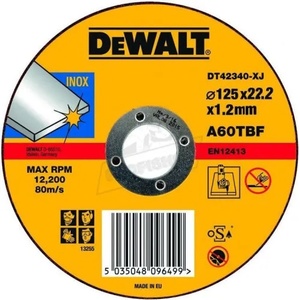 DEWALT 125х2, 5 за рязане на метал dewalt (677)