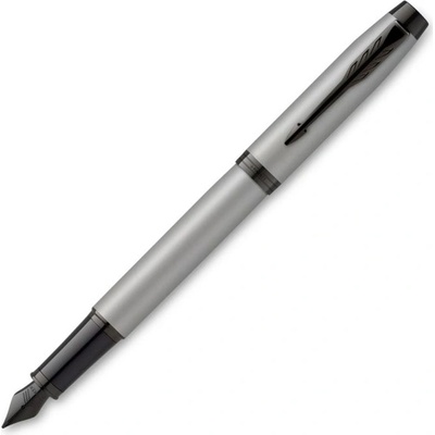 Parker Писалка Parker Royal IM Black Edition Matte Grey, черен цвят на писане, сива (2127620)