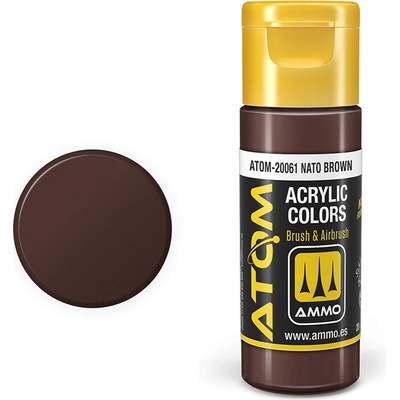 AMMO by MIG Jimenez ATOM COLOR NATO Brown 20ml