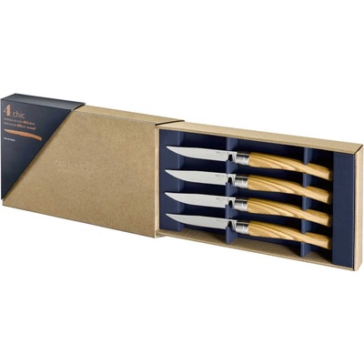 Opinel 2481 sada steakových nožov z olivového dreva 4 ks