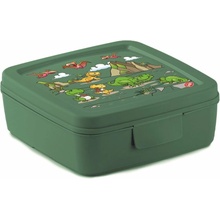Snips zelený detský desiatový box Dinosaur
