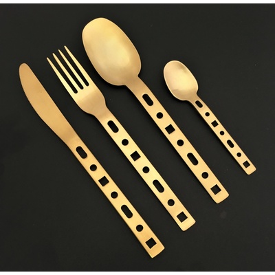 Herdmar Комплект прибори за хранене moe- 24 части - старо злато (-190-3024-0517-200-0006)