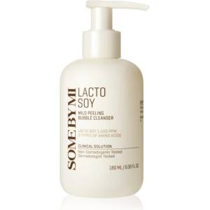 Some By Mi Lacto Soy Mild Bubble Peeling Cleanser нежно почистващ пилинг за чувствителна кожа на лицето 180ml