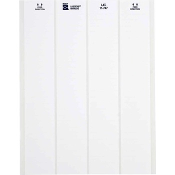Brady LAT-11-747-5 / 029730, LaserTab Laser Printable Labels, 47.63 mm x 9.53 mm (29730)