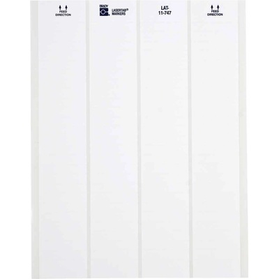 Brady LAT-11-747-5 / 029730, LaserTab Laser Printable Labels, 47.63 mm x 9.53 mm (29730)