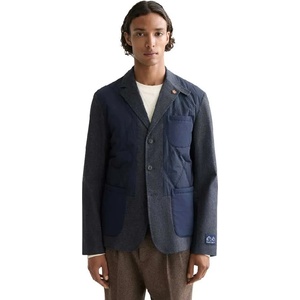Scotch & Soda Сако Scotch & soda Colourblock Lightly Padded Mixed Fabrics blazer - Blue / Grey (Grey)