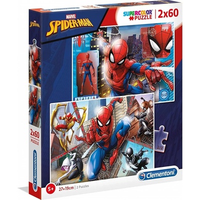 Clementoni Spiderman Do akcie 2x60 dielov