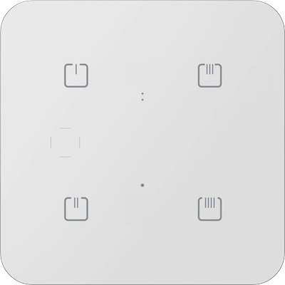 ELKO EP Rfsw-242/w Безжичен стъклен смарт ключ с вградено реле (8892)