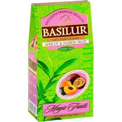 Basilur Magic Green Apricot & Passion Fruit papír 100 g