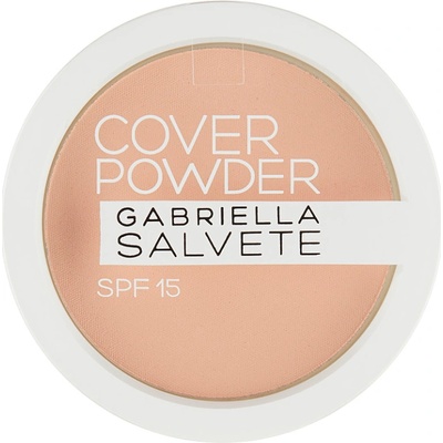 Gabriella Salvete Cover Powder kompaktní pudr s vysoce krycím efektem SPF15 02 Beige 9 g – Zboží Dáma