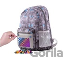 Pixie Crew Minecraft sivý/modrý