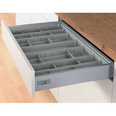 Hettich ČR k.s. Příborníková vložka OrgaTray 590 Š400mm/ NL470mm stříbrná