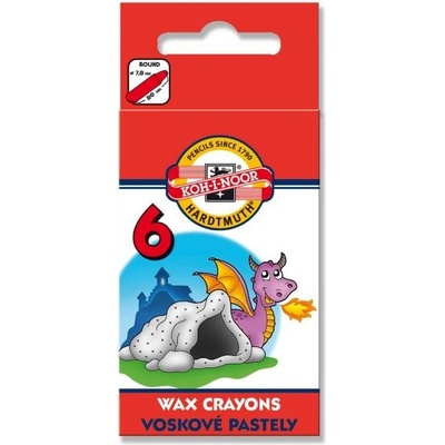 Koh-i-noor Wax Crayon voskovky 6 ks