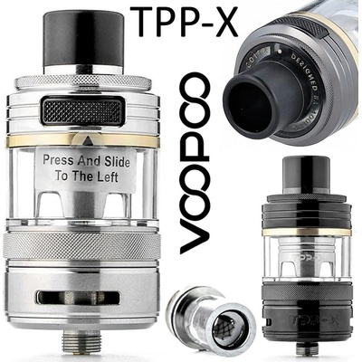 VooPoo TPP-X Pod Tank Stříbrná 5,5ml