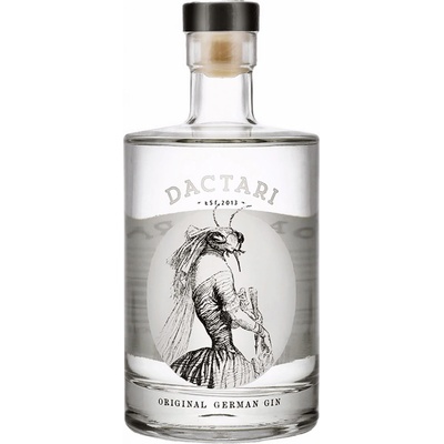 Dactari Gin 44% 0,5 l (čistá fľaša)