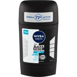 Nivea стик за мъже 50ml B&W Invisible Fresh