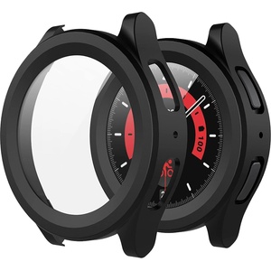 Techsuit Протектор за Samsung Galaxy Watch5 Pro + Протектор - Defense360 Pro - Черен