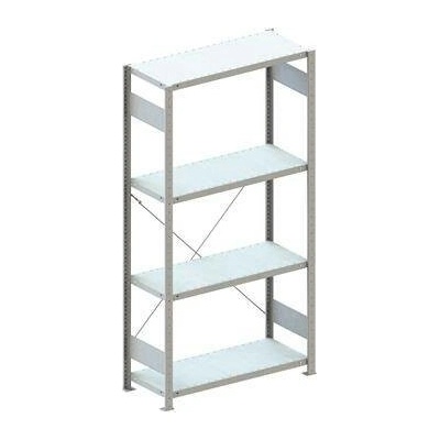 META zásuvný základní regál 2000 x 1000 x 400 mm 4 police 100 kg