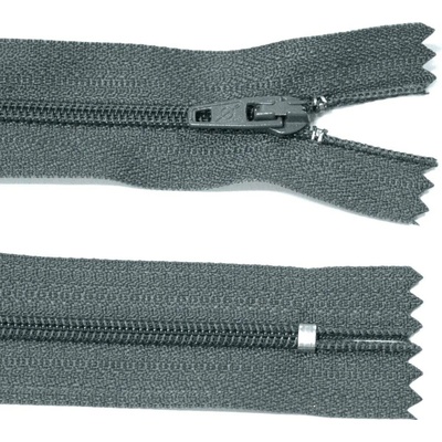 Spirálový zip no.3 nerozepínací 25cm - více barev color: 712 tmavě šedá