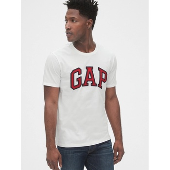 GAP tričko logo biele