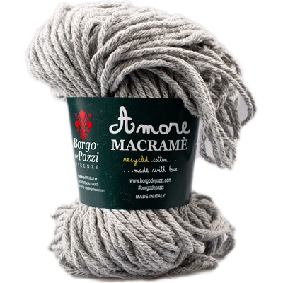 Borgo de' Pazzi Amore Cotton Macrame 74 Světle šedá