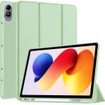 Techsuit Калъф за таблет Xiaomi Redmi Pad 2 Pro - Techsuit Flex Trifold с държач за писалка - Матча