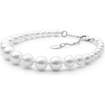 Gaura Pearls perlový Bianca sladkovodní perla 204-100B XS bílá