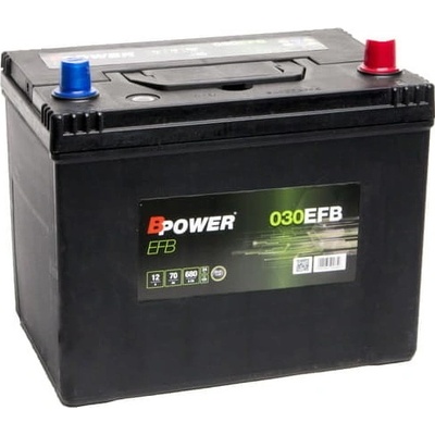 BPOWER ASIA EFB 12V 70Ah 680A 030EFB