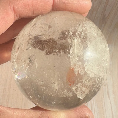 Nefertitis Křišťál koule KO10 NF50504 - Ø 6,2 cm, 344 g