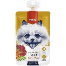 Mäsová pasta Wanpy Beef Carrot & Peas 90 g