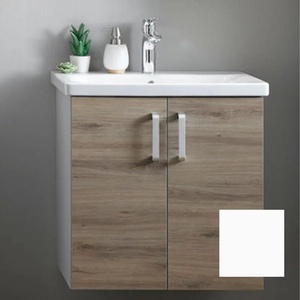 Kolpa San Evelin комплект стенен шкаф и мивка от бял MDF 65 см 573800 (573800)