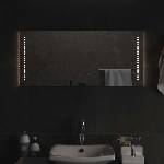 vidaXL LED огледало за баня, 90x40 см (151731)