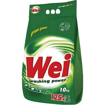 Wei Универсален прах за пране Wei Green Power, 10кг, 125 изпирания