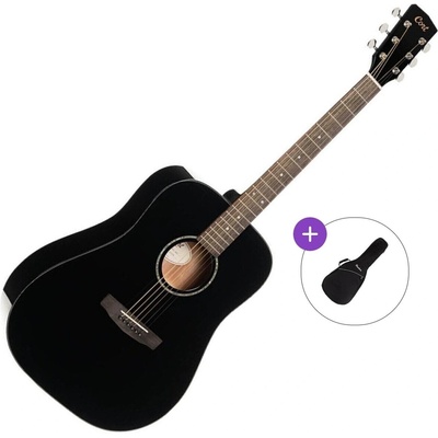 Cort EARTH 60 Basic SET Black Gloss Акустична китара