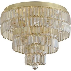 Searchlight 61321-6SB - Таванно осветително тяло EMPIRE 6xE14/60W/230V IP44 (SR0752)