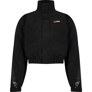 Reebok Men's Pyer Moss Logo Lightweight Windproof Windbreaker - Black