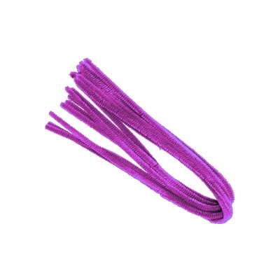 Drátek žinylka Luma 500 x 8mm, fialový 10ks
