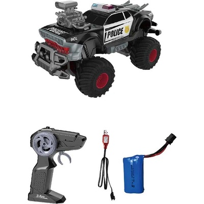 Crazon Полицейски офроуд джип с ефектни звуци и rc управление 1: 14 (cr333-lg23146)