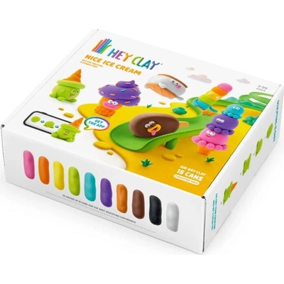 HEY CLAY HEJ CLAY Set Ice Cream Modelovacia hmota set Zmrzlina